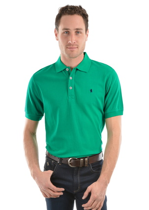TCP1506009 MENS TAILORED S/S POLO - PEPPER GREEN