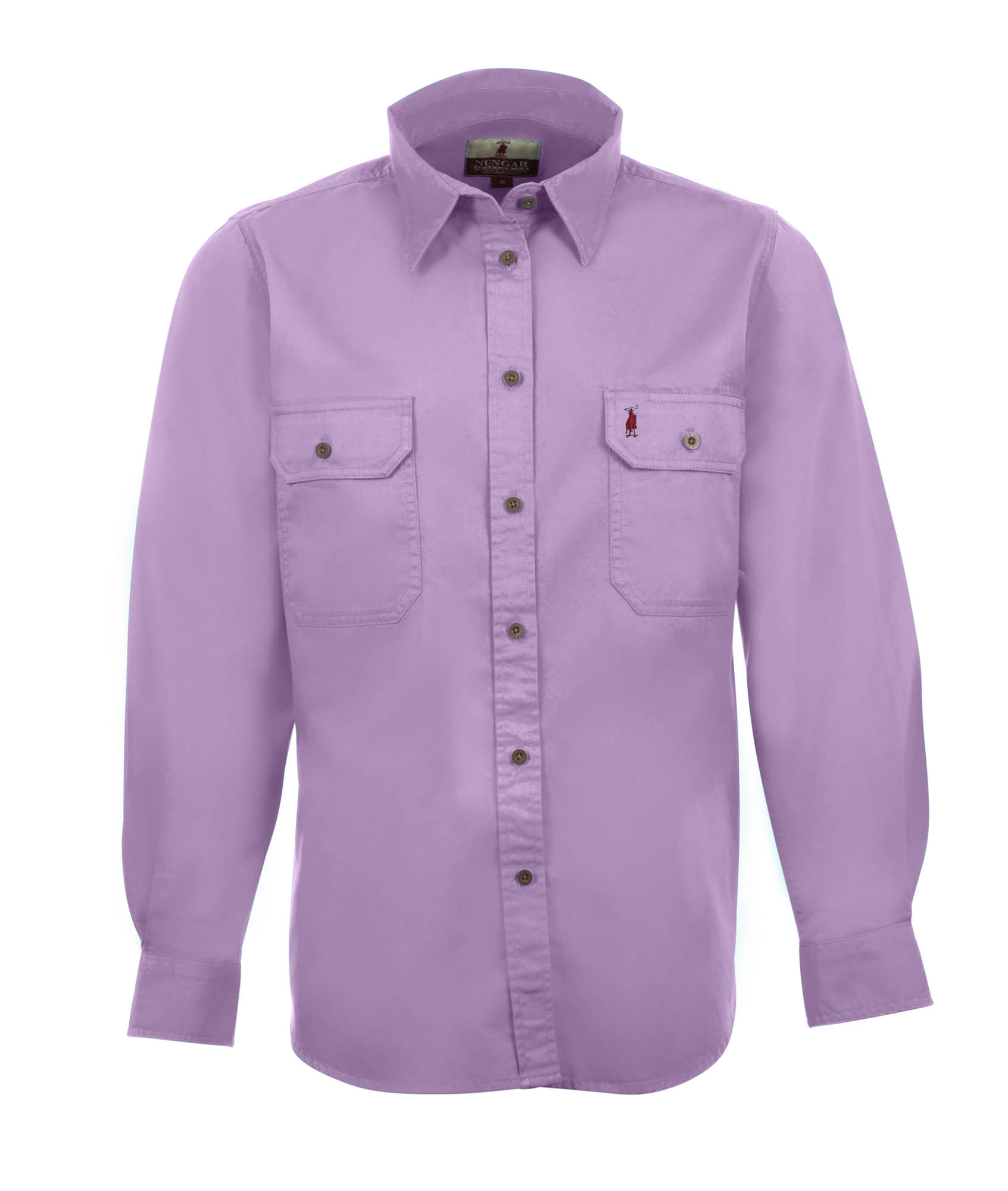 L6  Nungar/Spinnifex Women's Full Button, 2 Pkt, Work Shirt