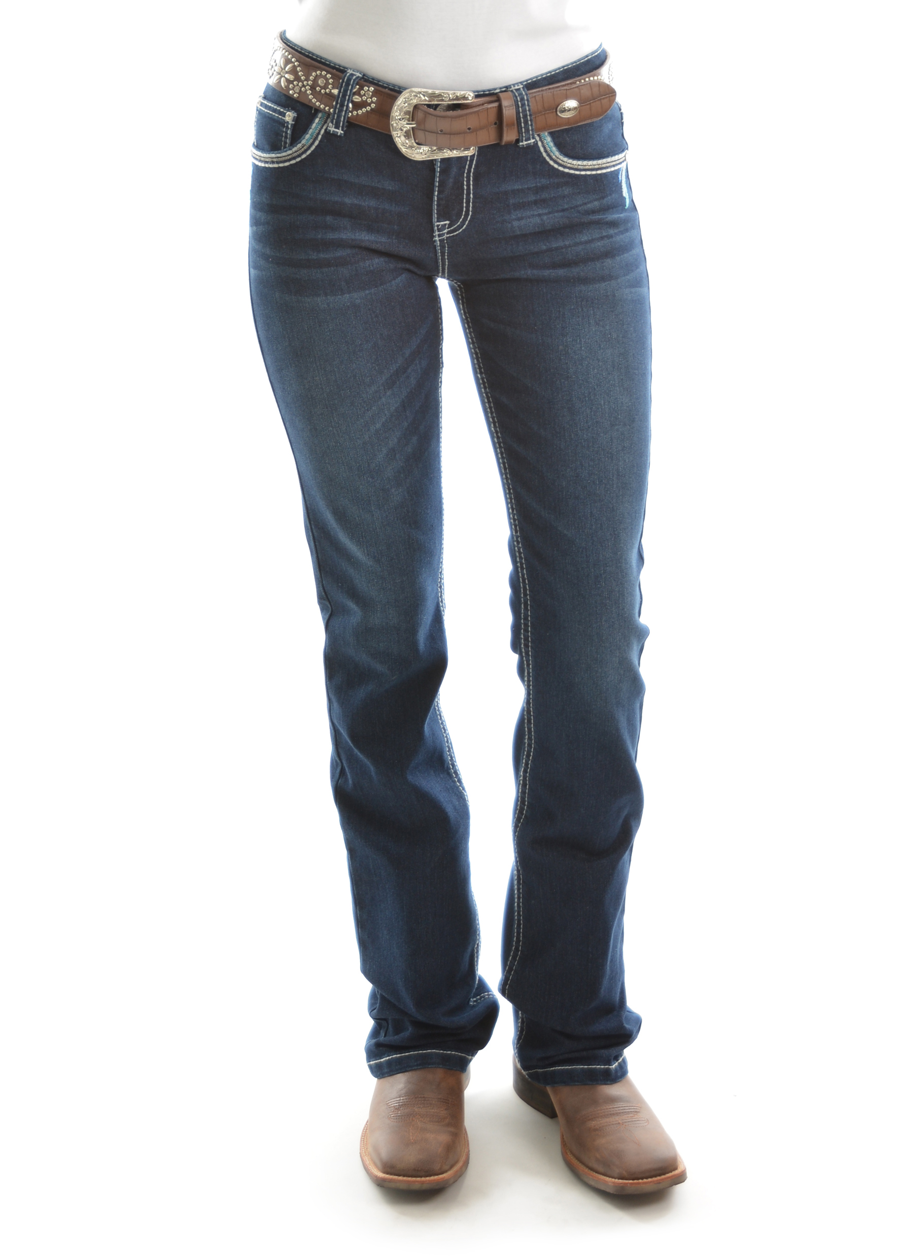 PCP2210282 PURE WESTERN WMNS ALICE RELAXED RIDER JEAN