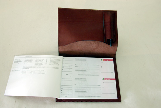 NTPS155  Pack Saddle Cheque Book Cover ( 200 Page )