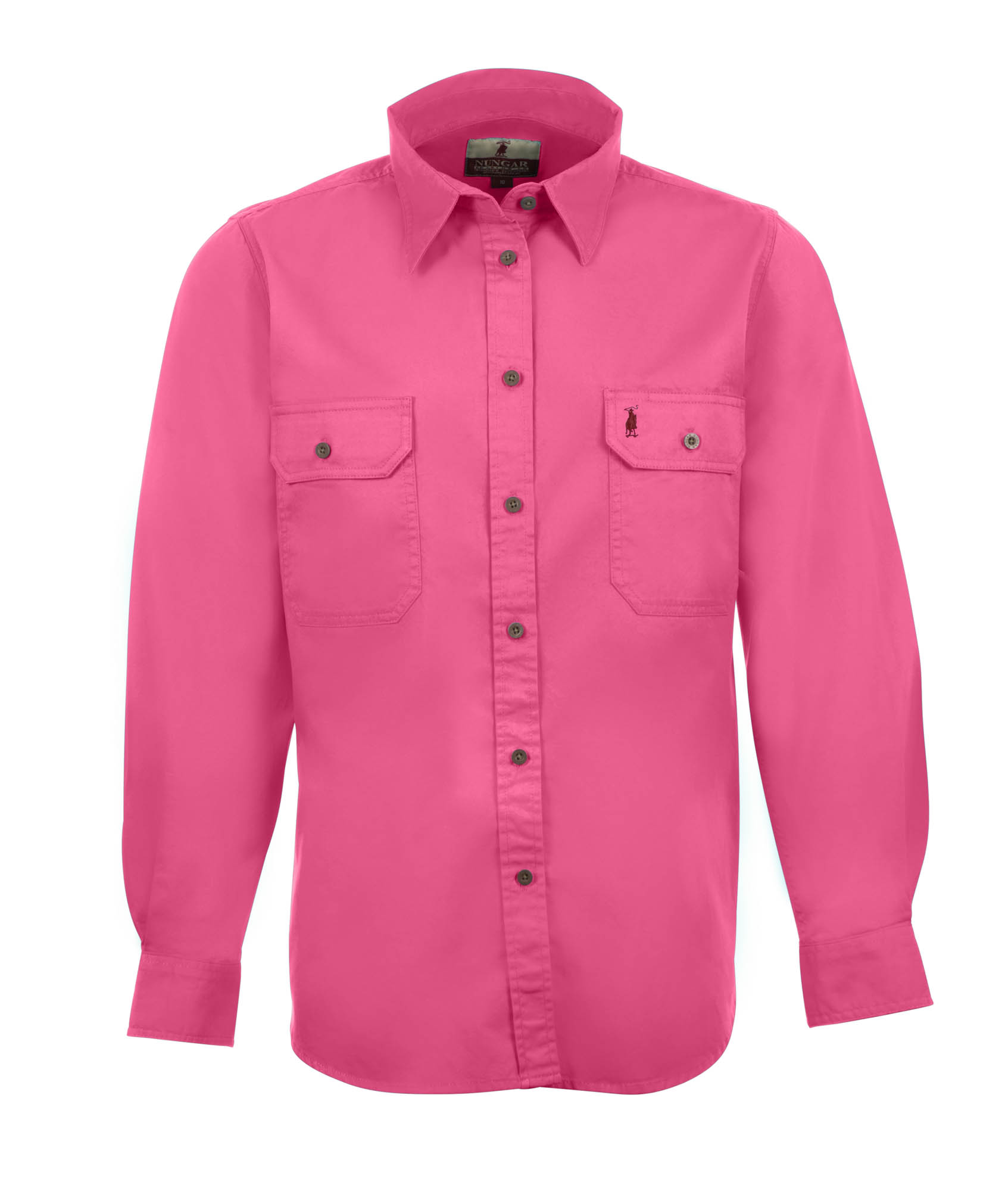HP6 Nungar/Spinnifex Women's Full Button, 2 Pkt, Work Shirt